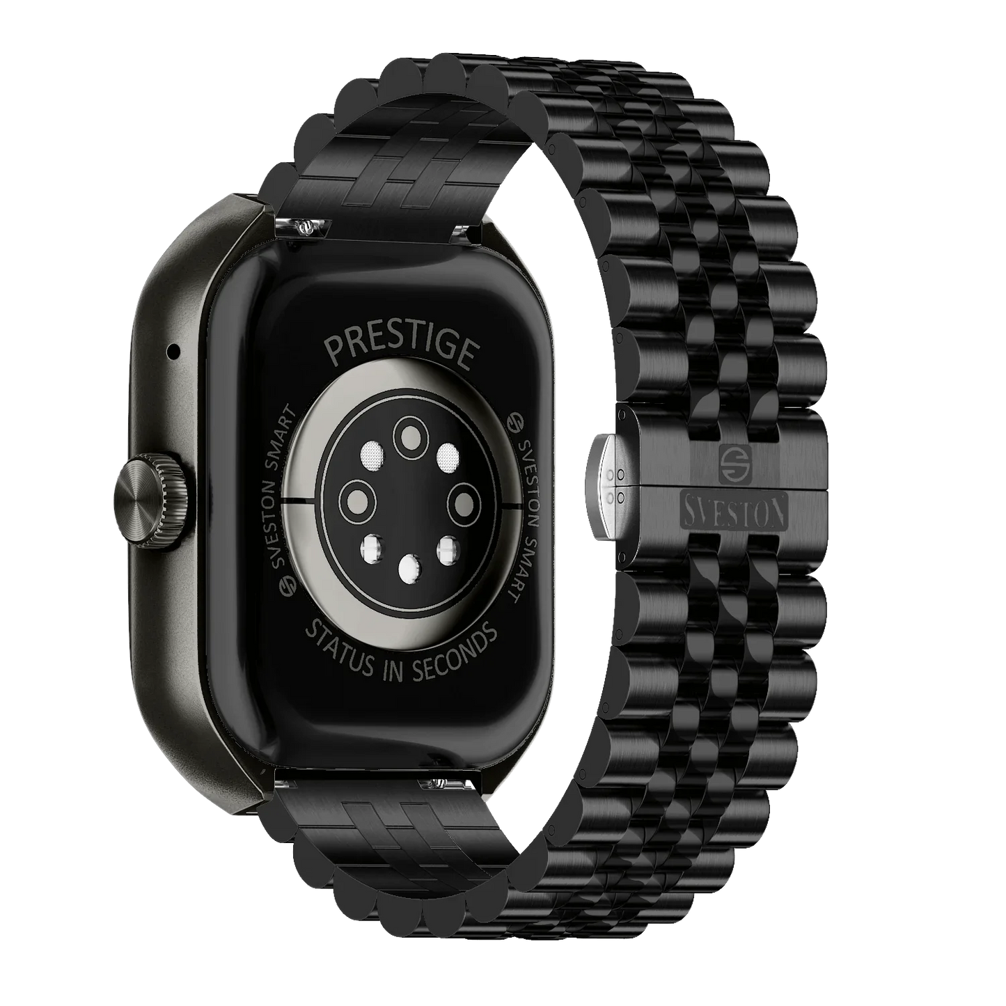 Prestige Chain Smartwatch With Free Silicon Strap