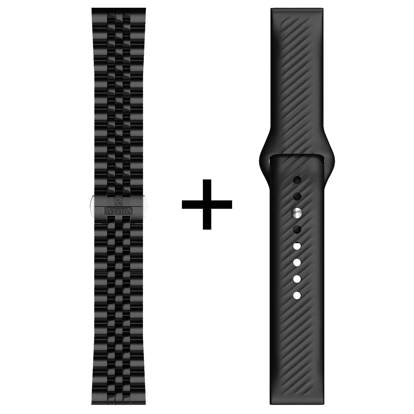Prestige Chain Smartwatch With Free Silicon Strap