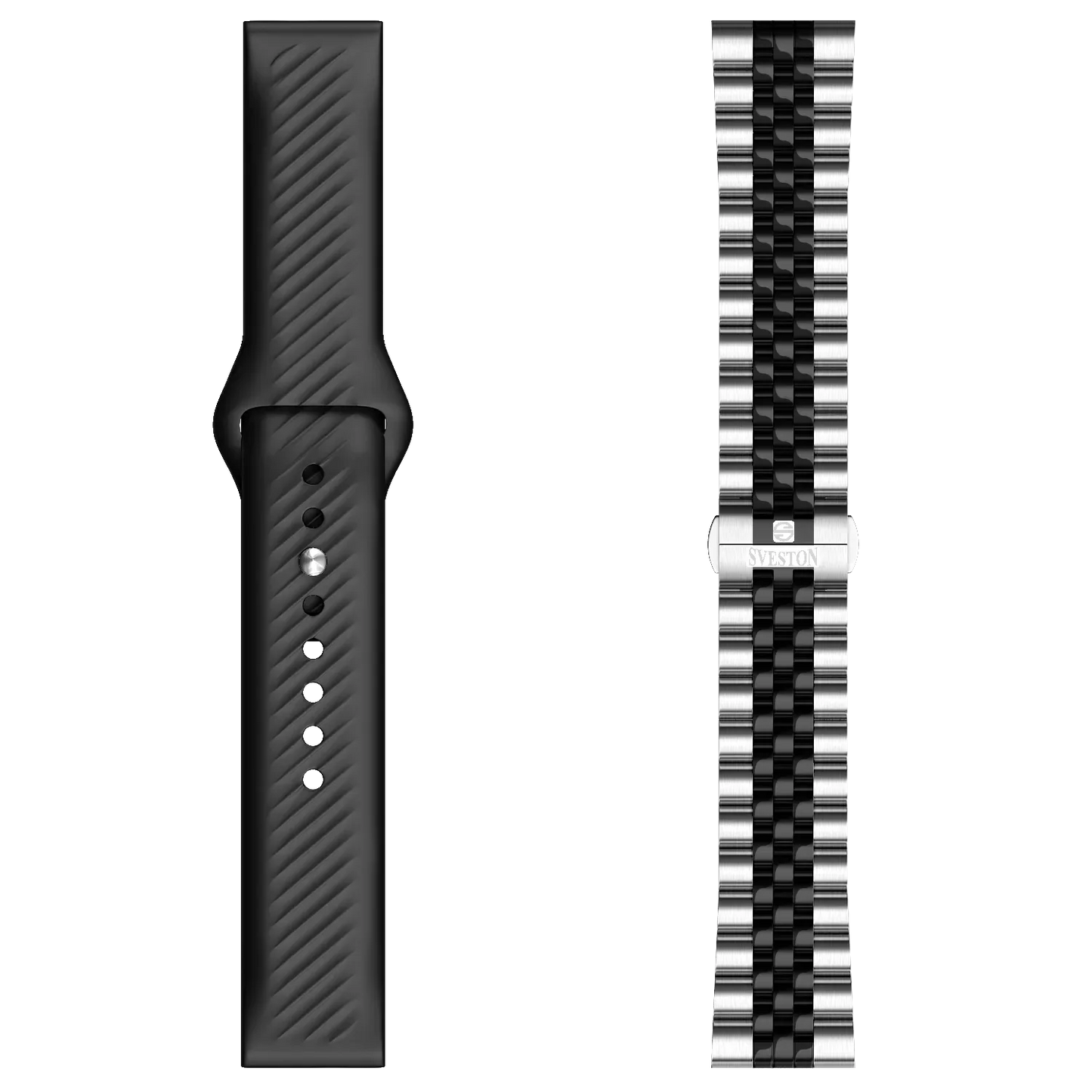 Prestige Chain Smartwatch With Free Silicon Strap