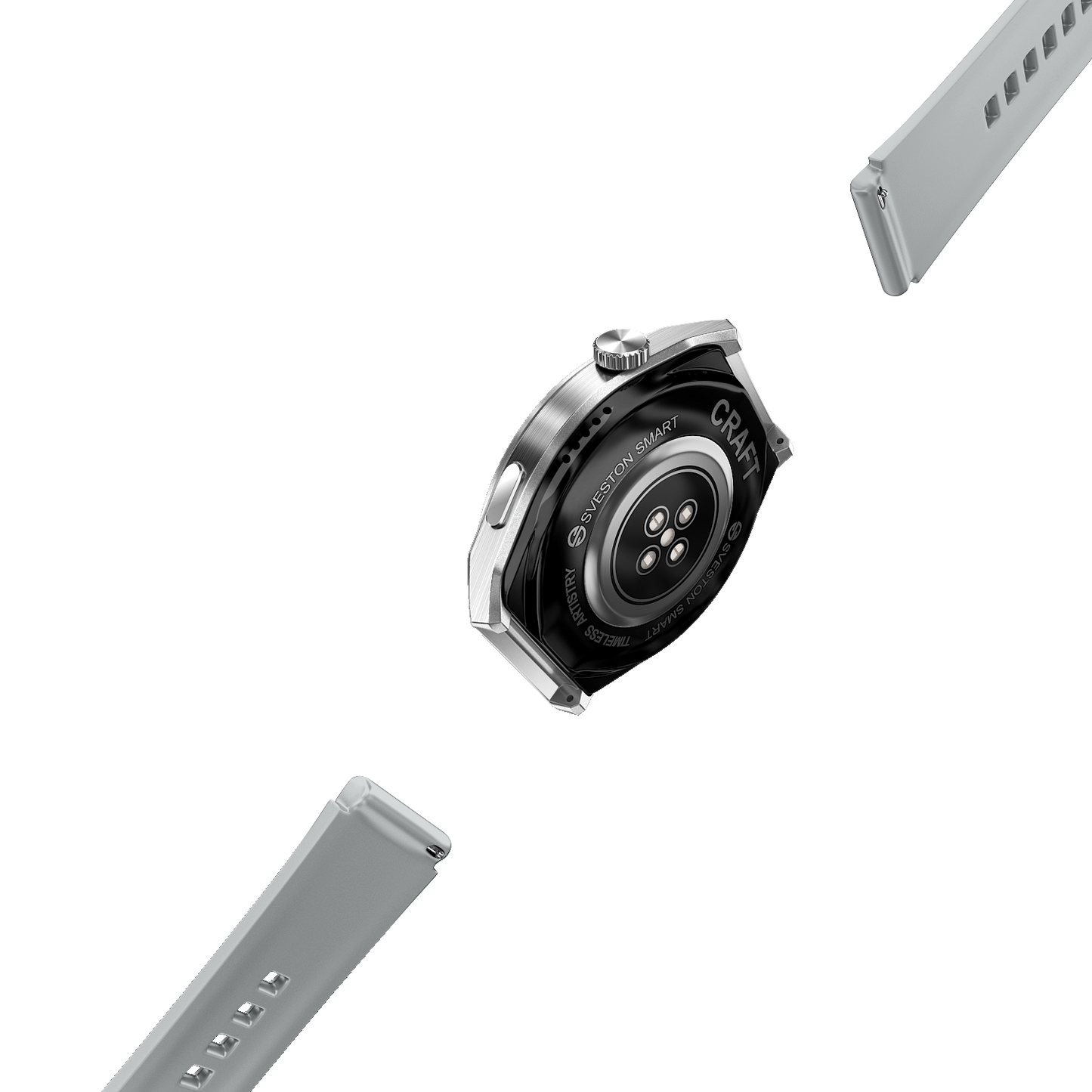 Craft Chain Smartwatch With Free Silicon Strap