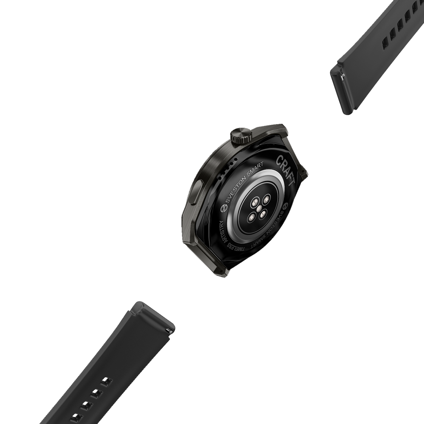 Craft Chain Smartwatch With Free Silicon Strap