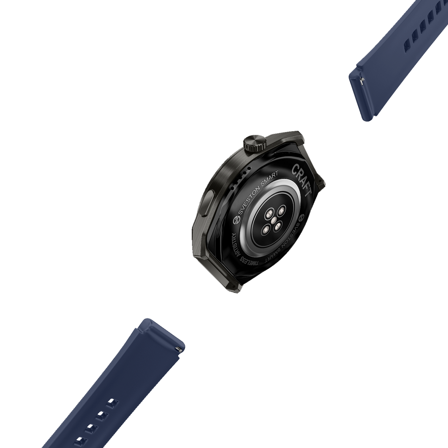 Craft Chain Smartwatch With Free Silicon Strap