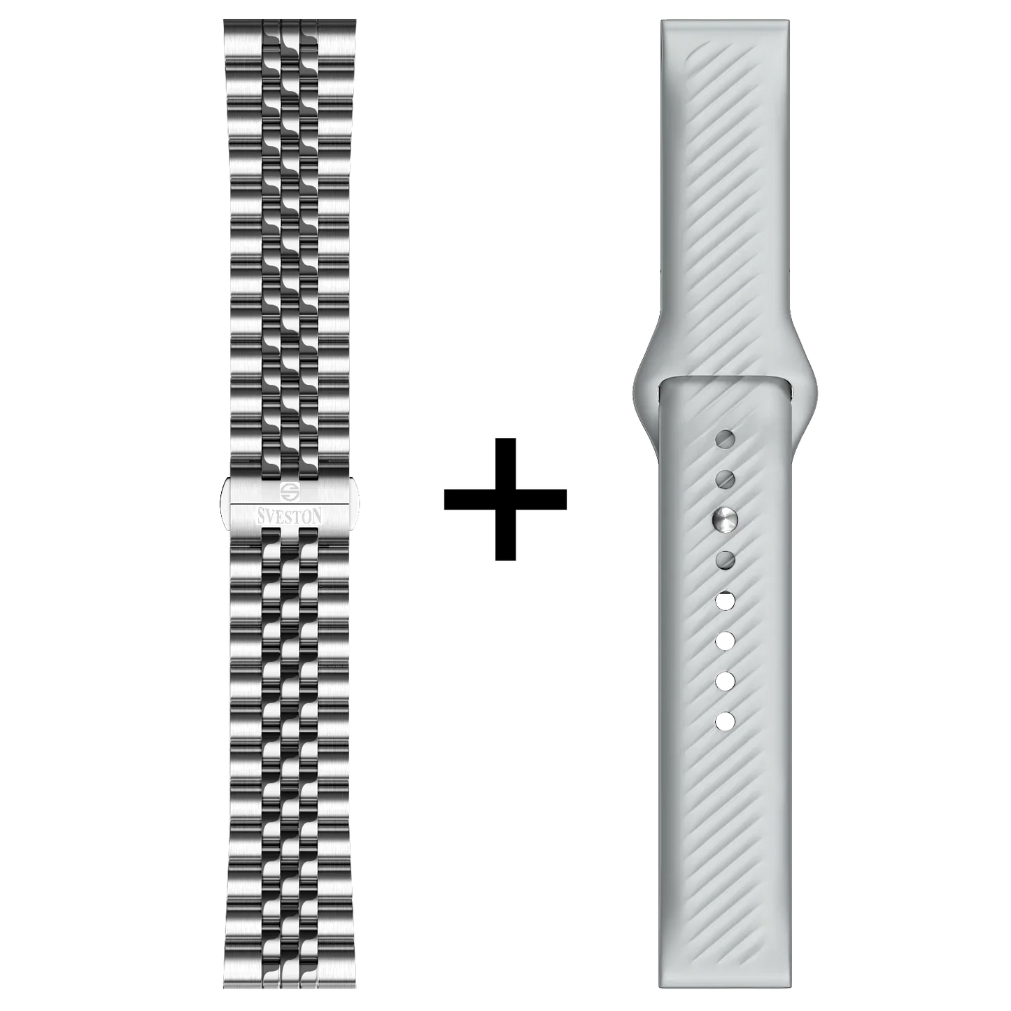 Prestige Chain Smartwatch With Free Silicon Strap